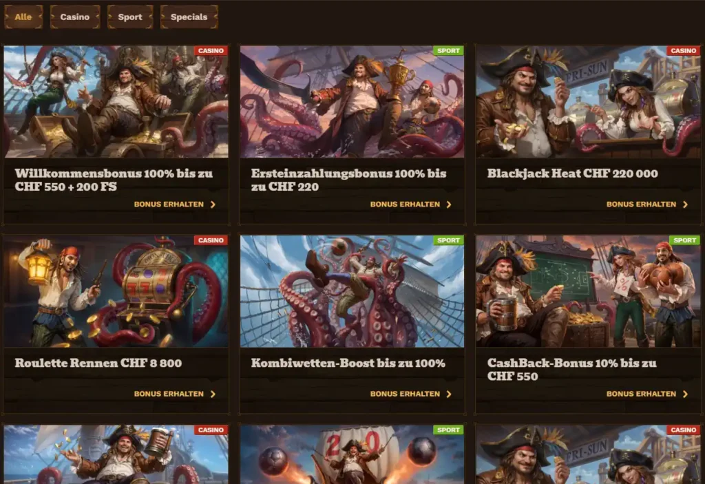 Fatpirate Aktionen