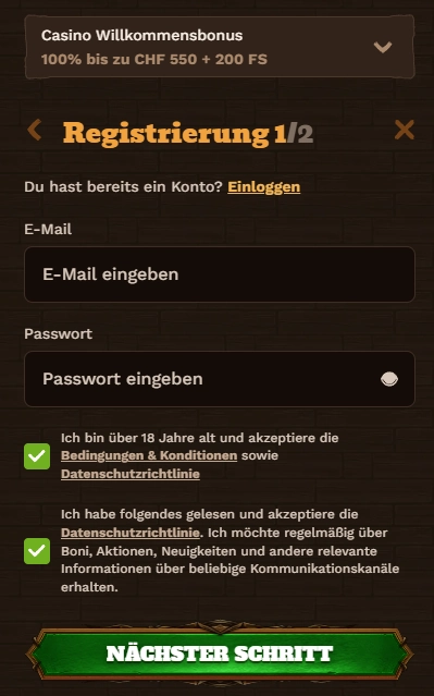 Fatpirate Registrierung